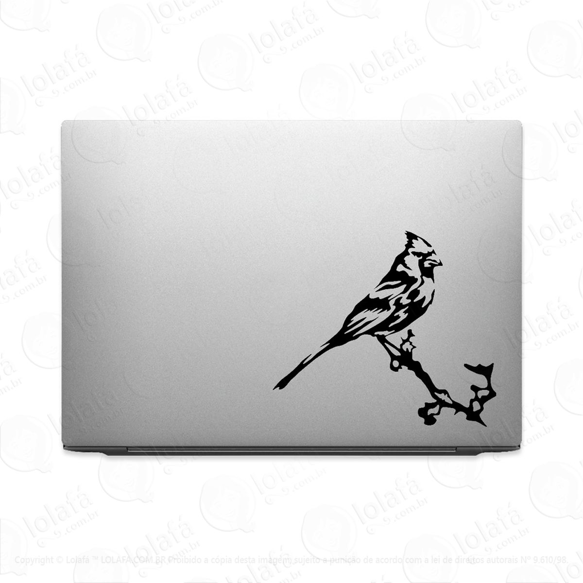 Adesivo Para Notebook Pássaro No Galho Mod:3102