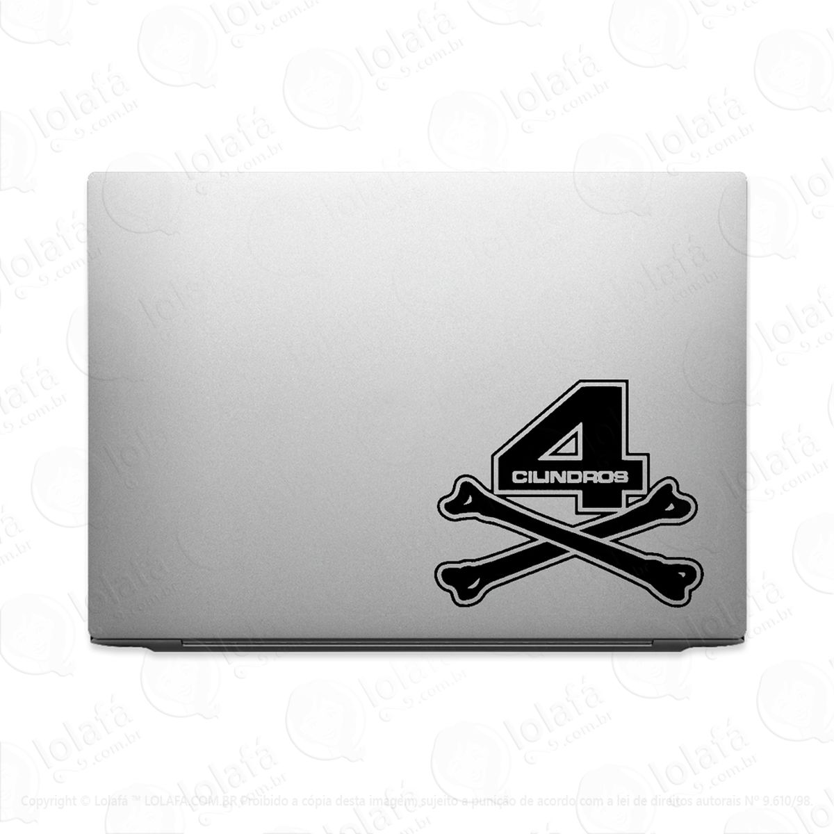Adesivo Para Notebook 4 Cilindros Tuning Mod:3111