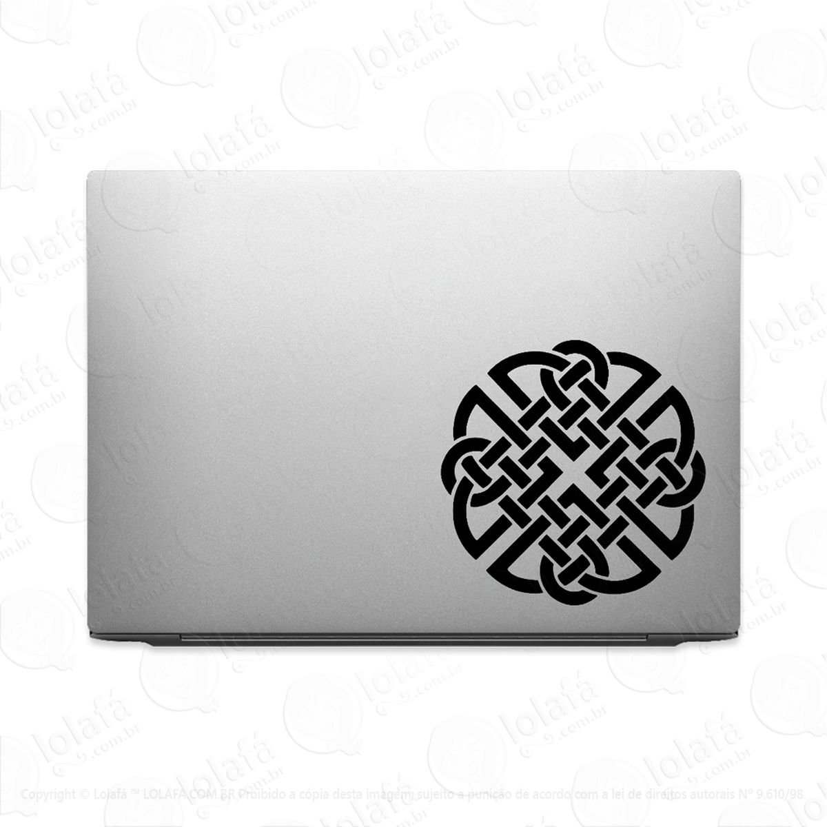 Adesivo Para Notebook Símbolo Celta Nó Perene Mod:3157