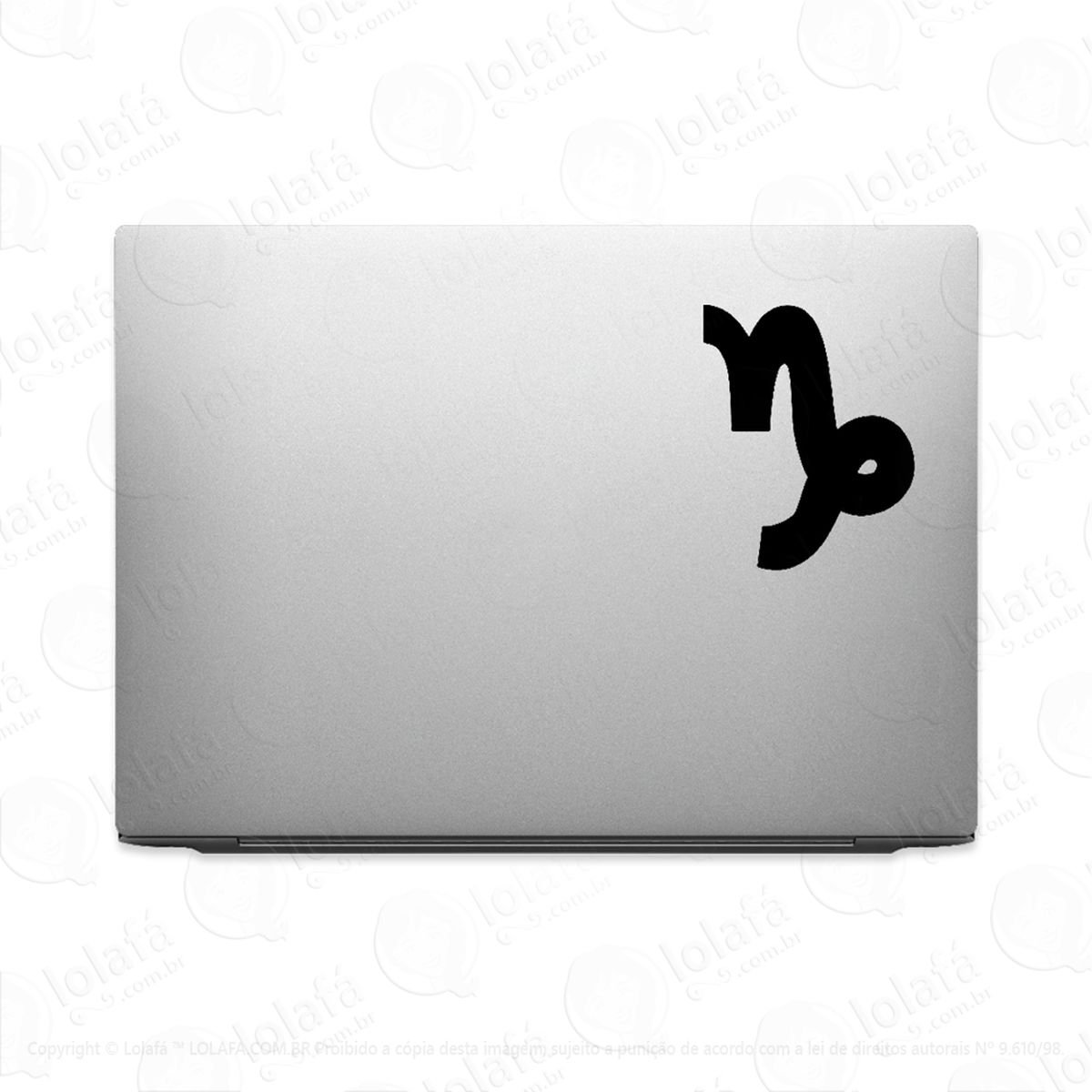 adesivo para notebook capricórnio signo horóscopo mod:3203