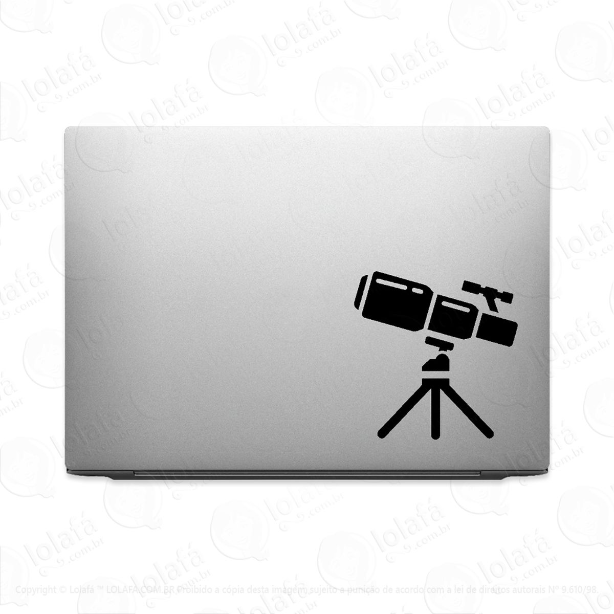 Adesivo Para Notebook Astronomia Telescópio Mod:3293