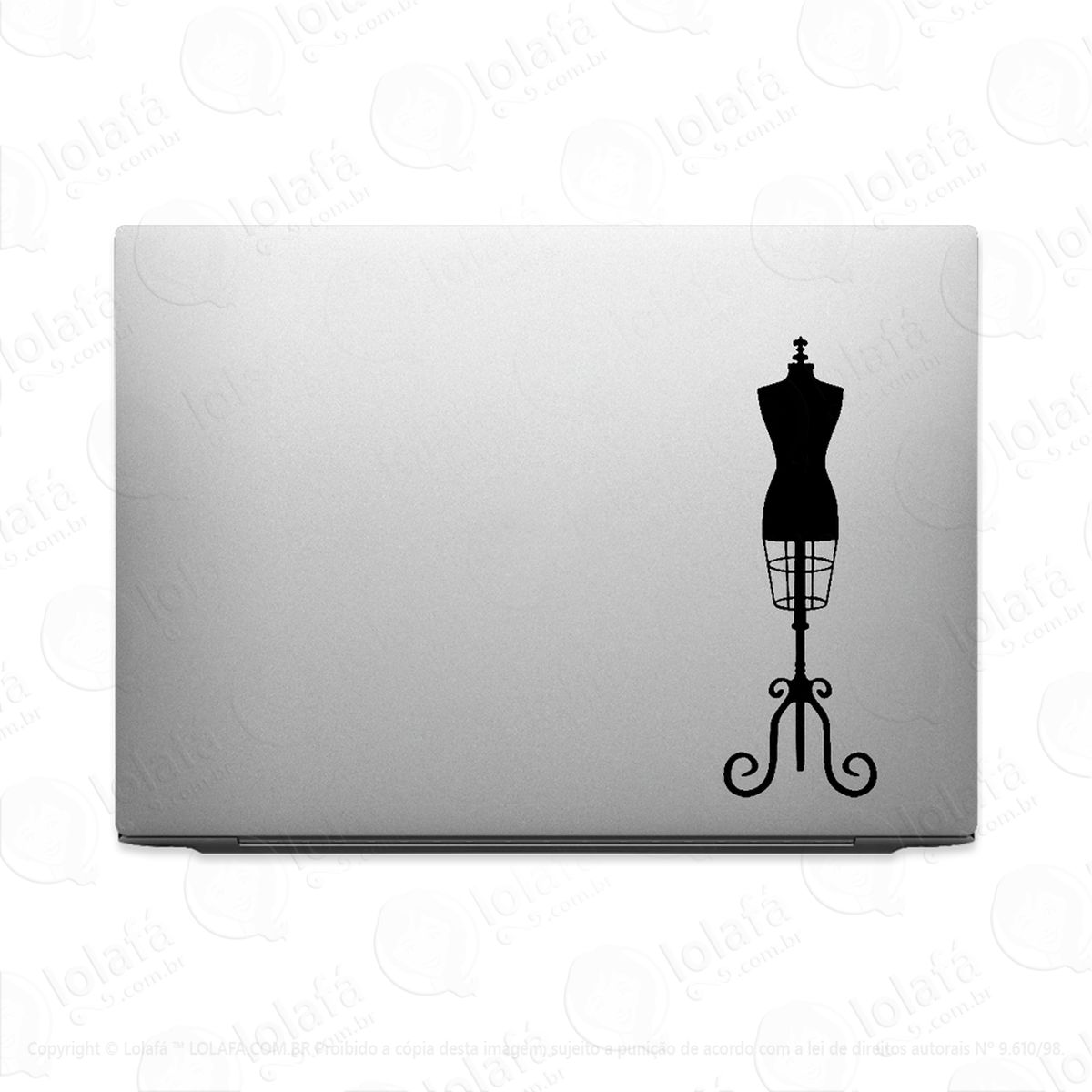 Adesivo Para Notebook Manequim De Estilista Mod:3303