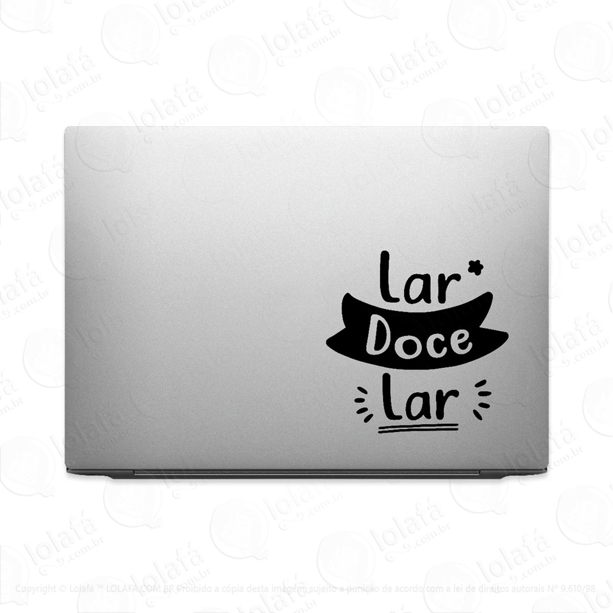 Adesivo Para Notebook Lar Doce Lar Mod:3311