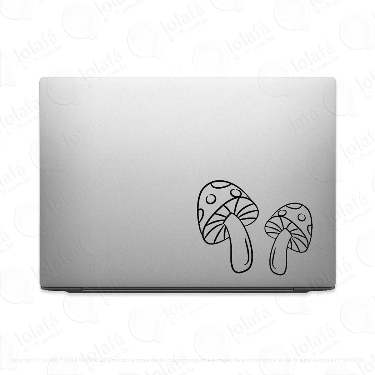 Adesivo Para Notebook Cogumelos Selvagens Mod:3318