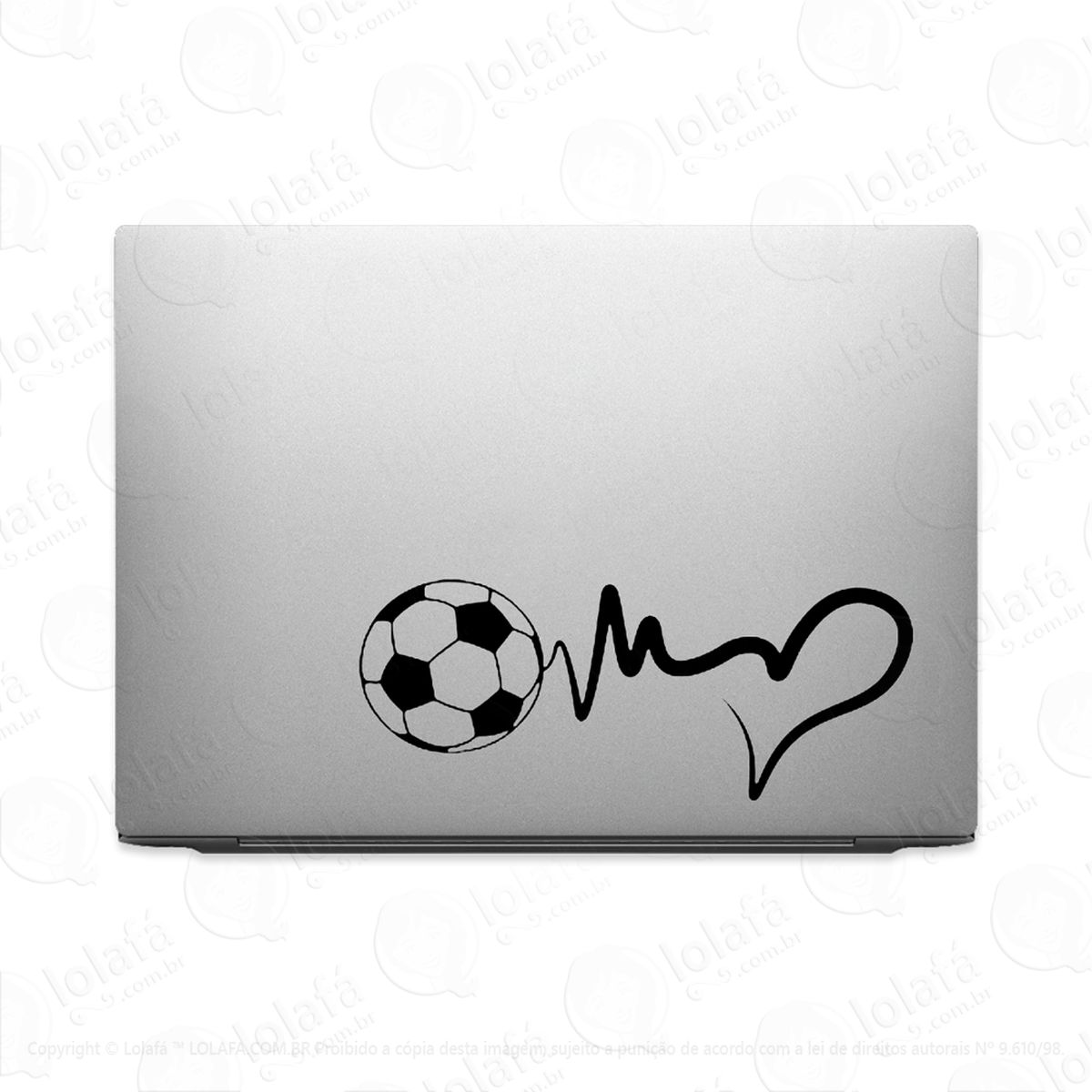 Adesivo Para Notebook Futebol Na Veia Mod:3321