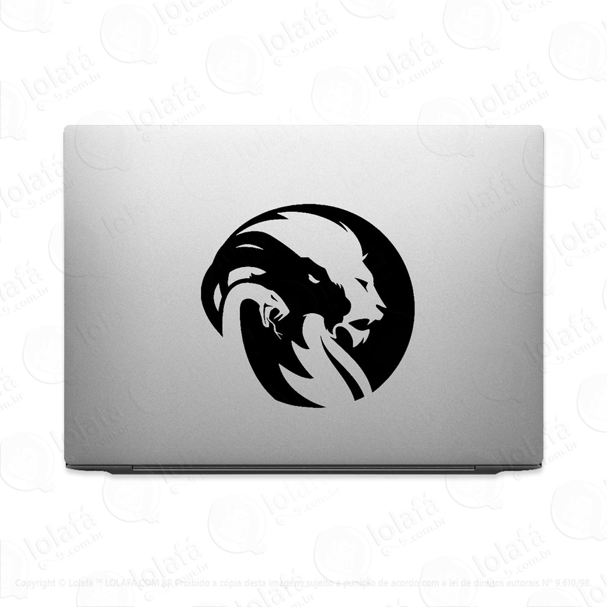 Adesivo Para Notebook Quimera Criatura Mitológica Mod:3328