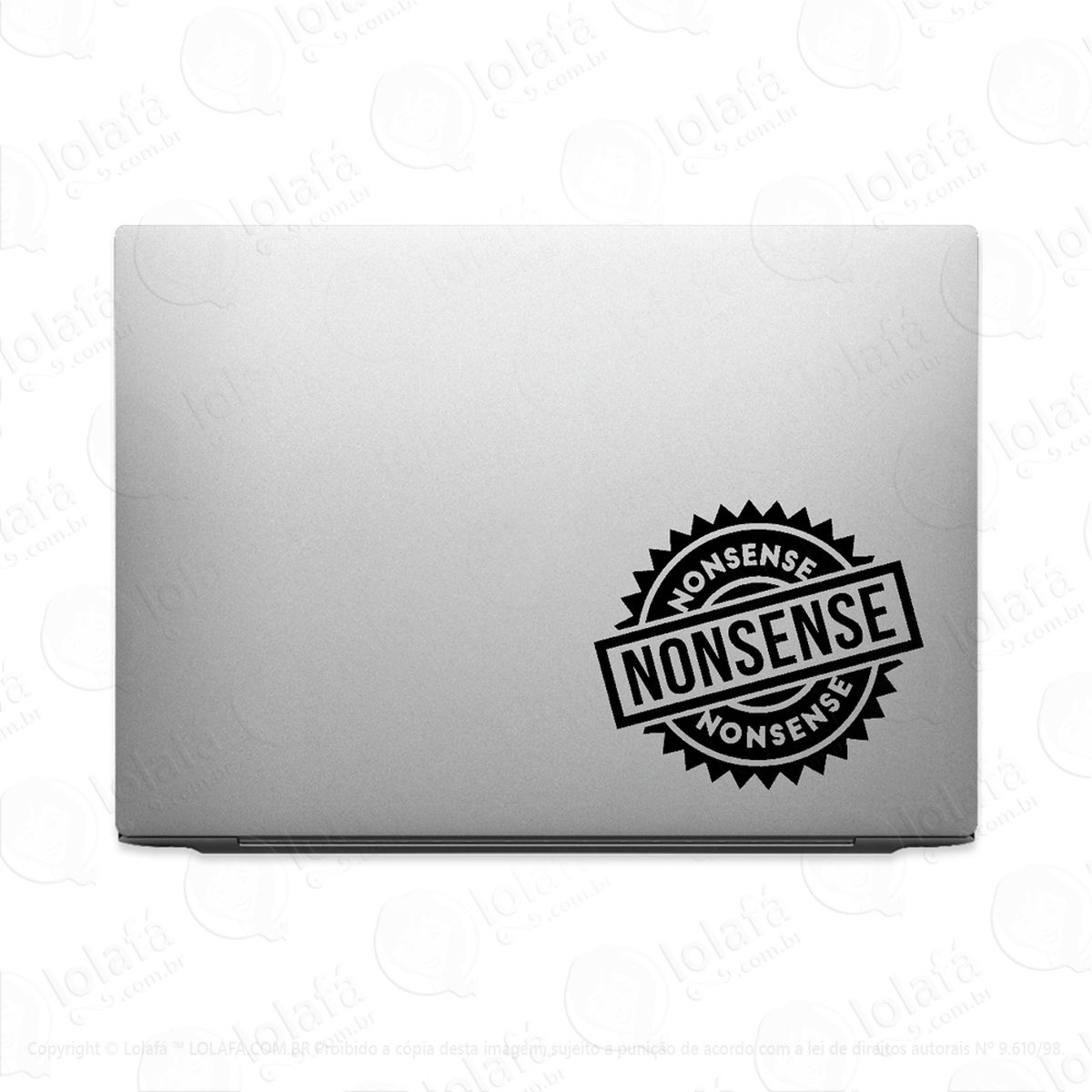 Adesivo Para Notebook Nonsense - Selo Absurdo Mod:3335