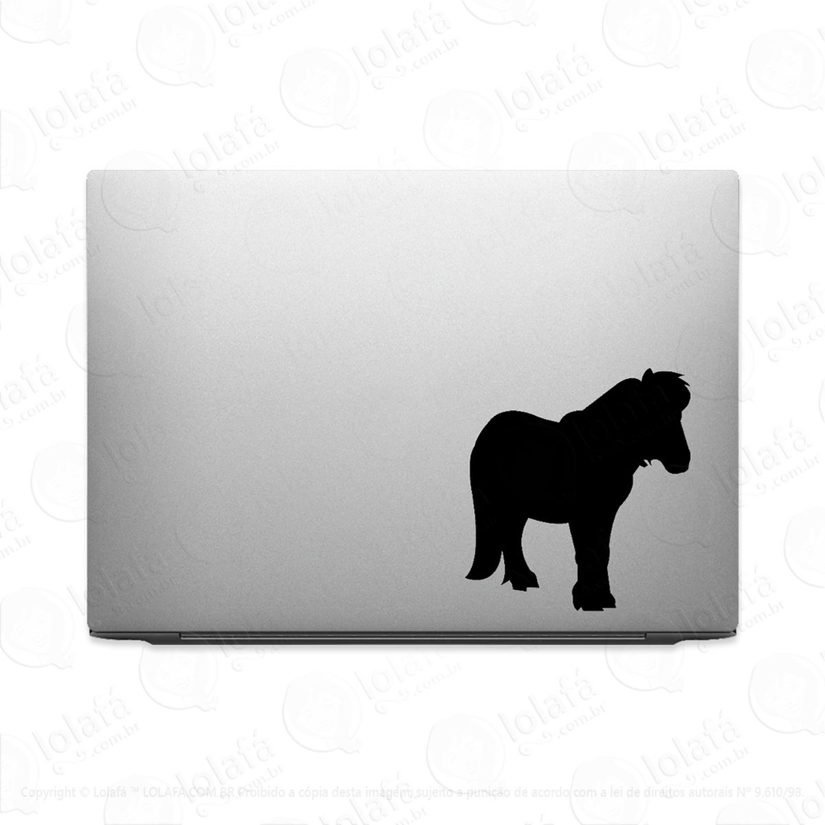 Adesivo Para Notebook Pônei Cavalinho Mod:3341