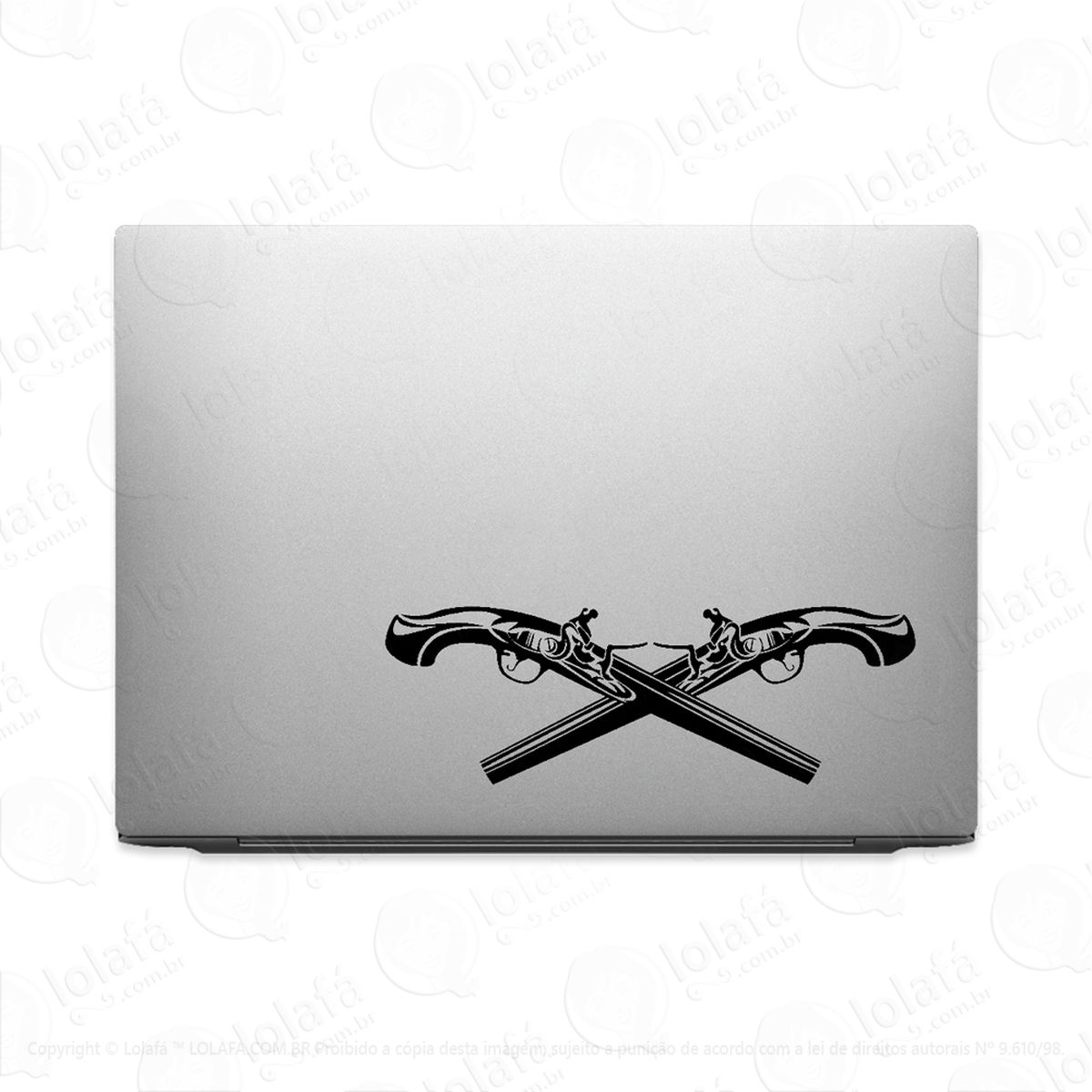 Adesivo Para Notebook Pistolas Clássicas Mod:3345