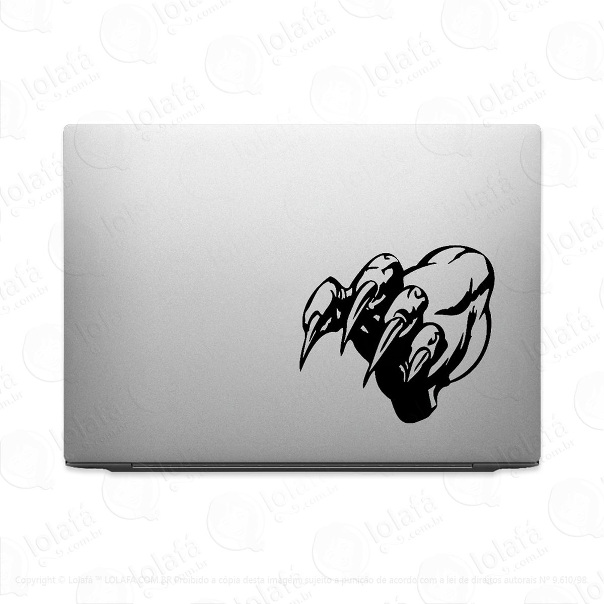 Adesivo Para Notebook Pé Garras De Monstro Mod:3360