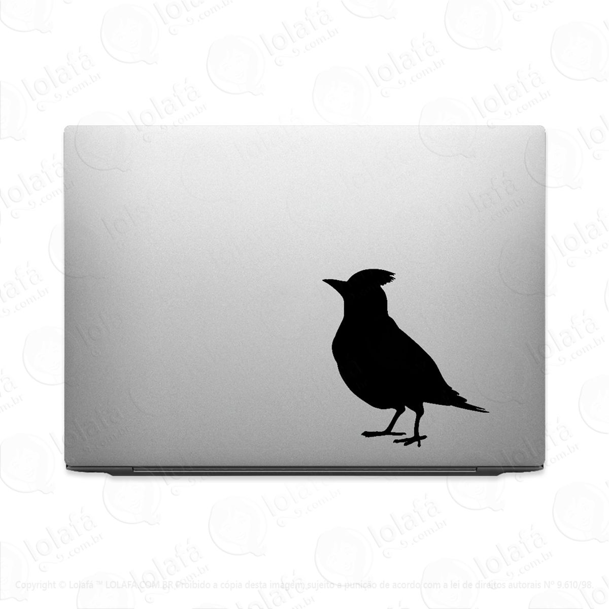 Adesivo Para Notebook Pássaro Cardeal Cardinal Mod:3365