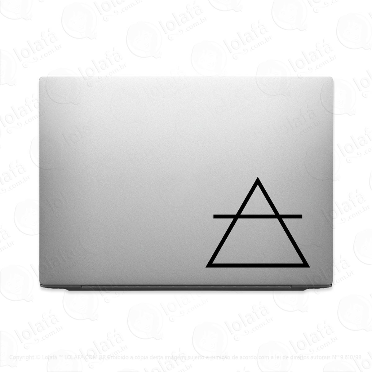 Adesivo Para Notebook Elemento Ar Esotérico Alquimia Mod:3418