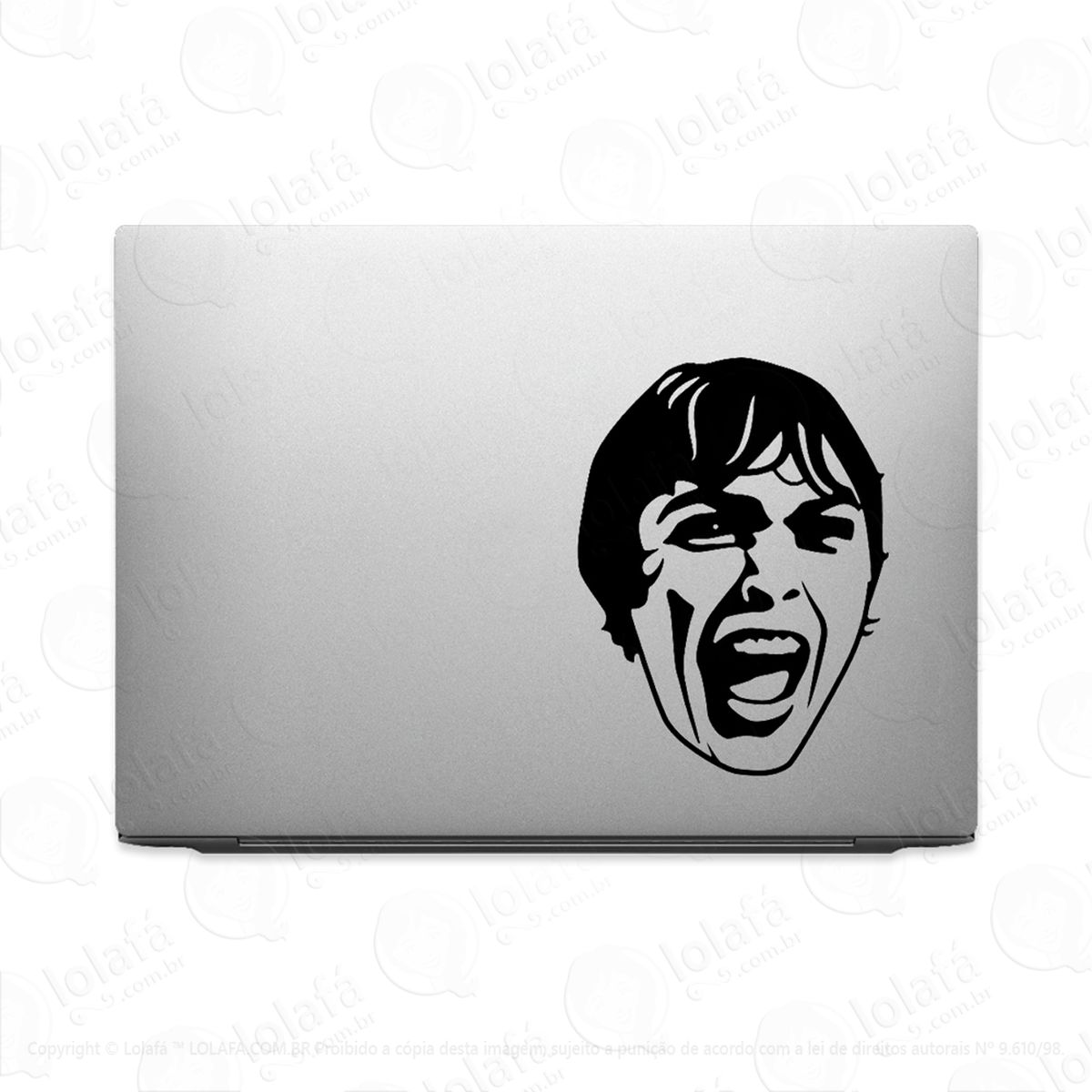 Adesivo Notebook Pc Pisicose Psycho Bates Motel Clássico Mod:3485