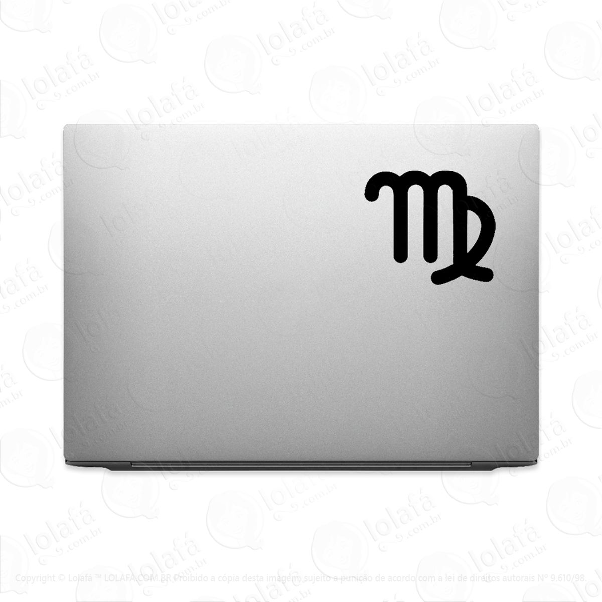 adesivo para notebook virgem signo horóscopo mod:3504
