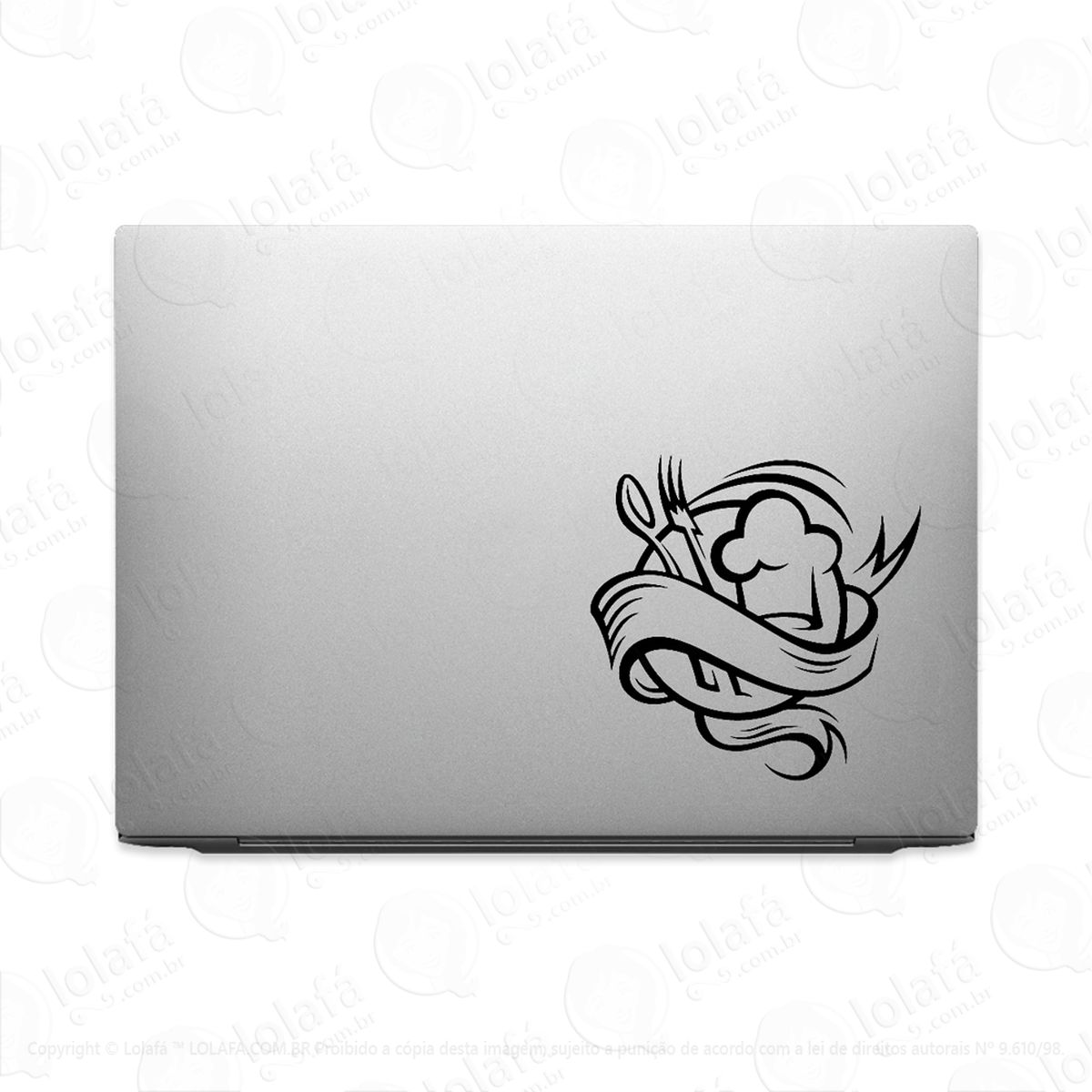 Adesivo Para Notebook Gastronomia E Culinária Mod:3568