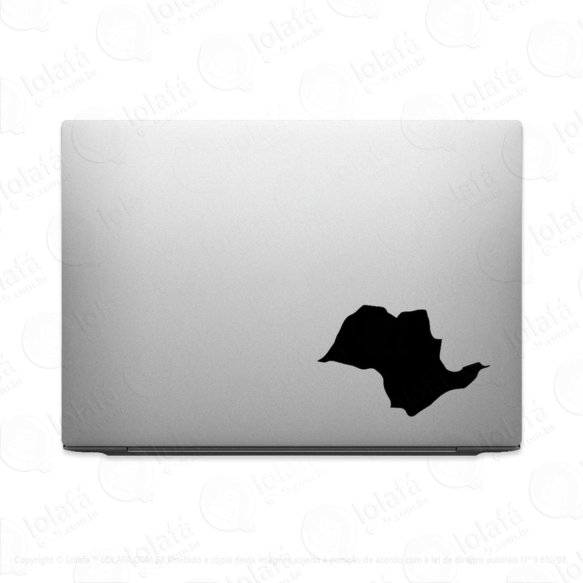 Adesivo Para Notebook Mapa Do Estado De São Paulo Mod:3569