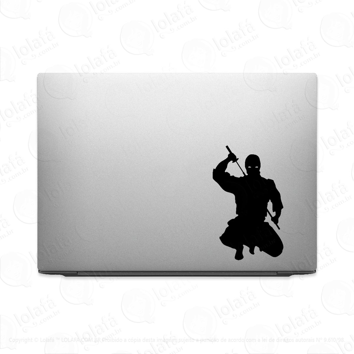 Adesivo Para Notebook Ninja De Espada Mod:3586