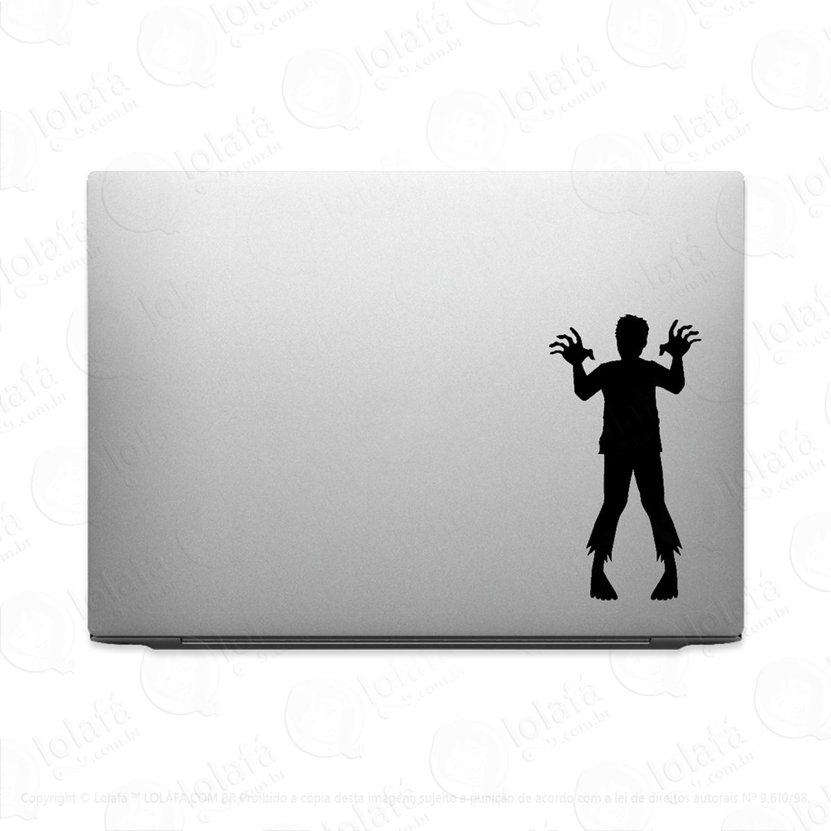 Adesivo Para Notebook Zumbi Atacando Mod:3604