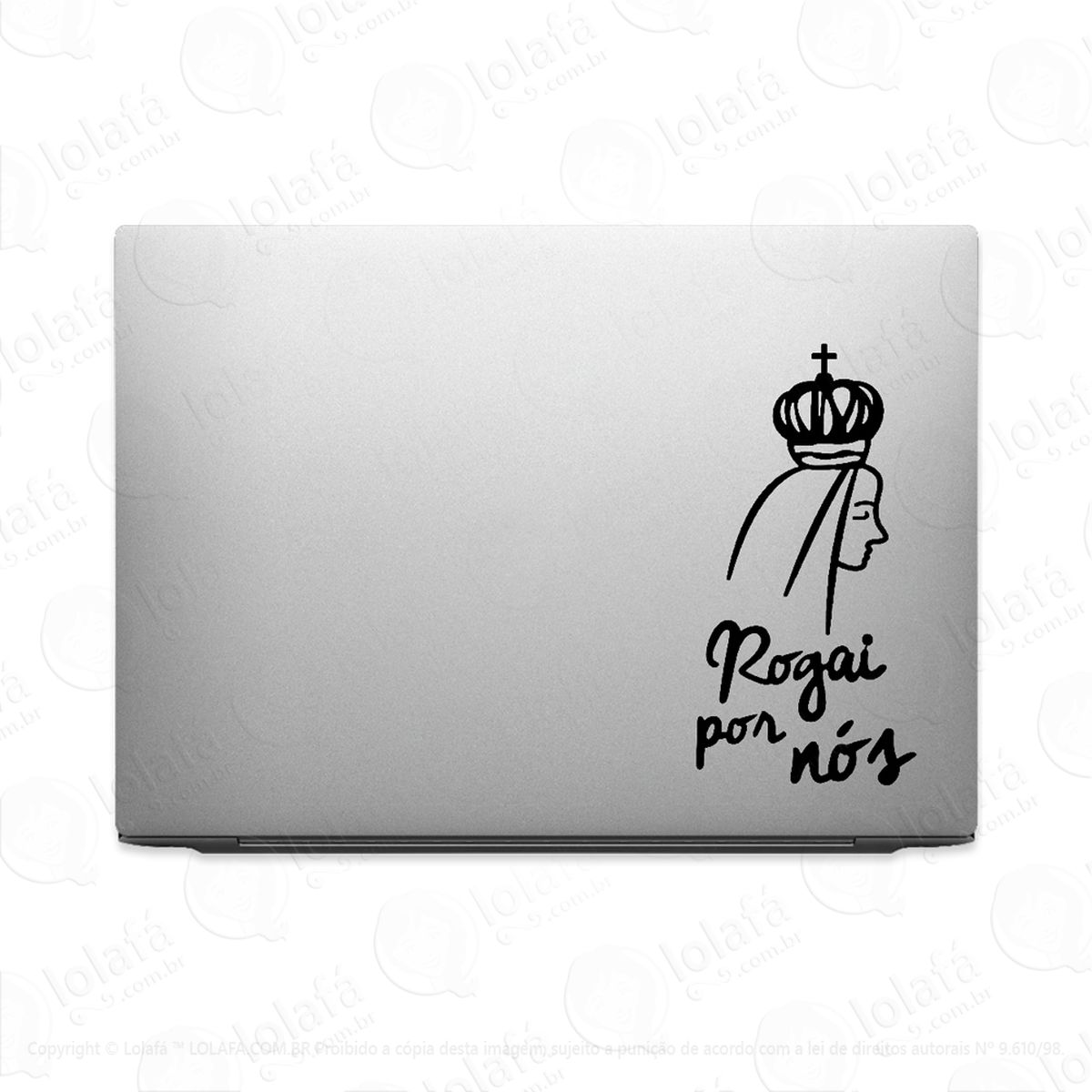 Adesivo Para Notebook Rogai Por Nós Mod:3609
