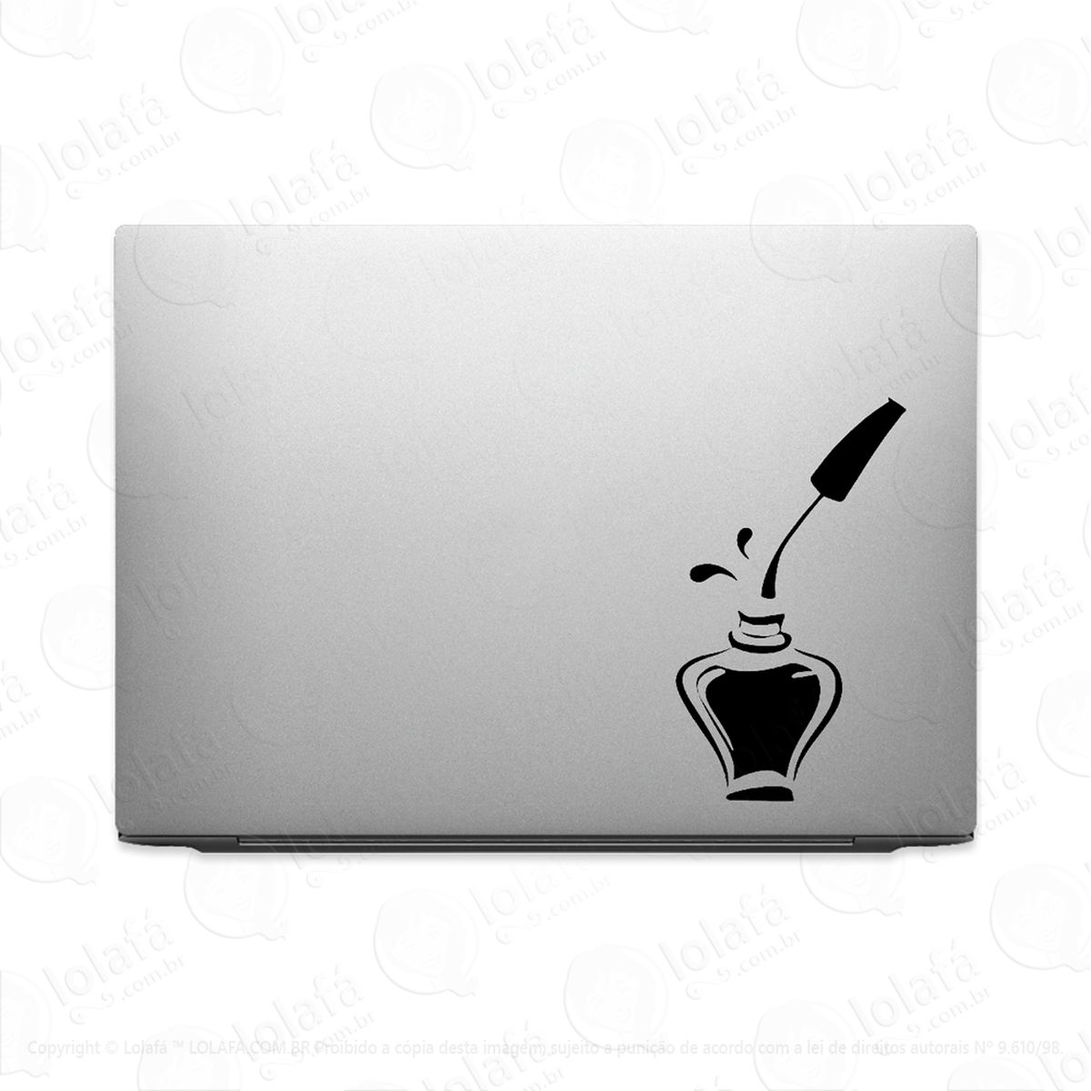 Adesivo Para Notebook Frasco De Esmalte Mod:3630