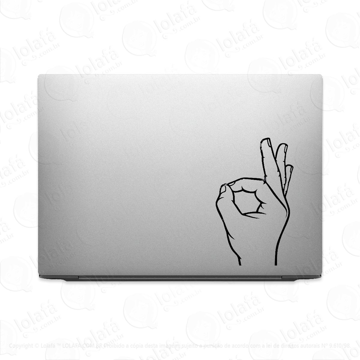 Adesivo Para Notebook Sinal De Ok Mod:3632