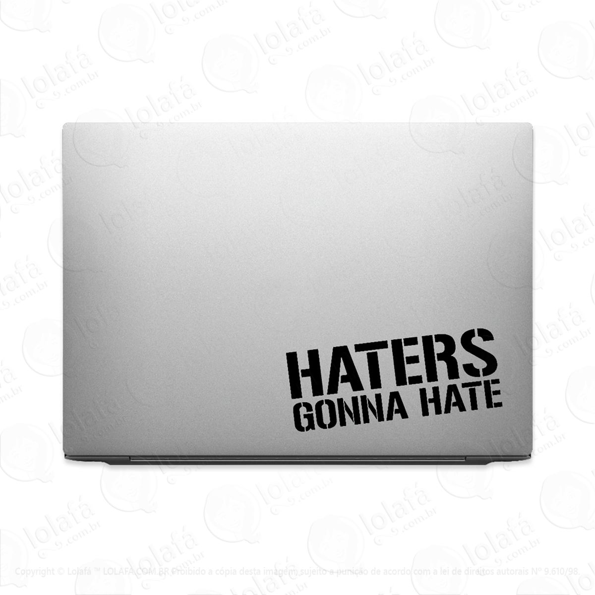 Adesivo Para Notebook Haters Gonna Hate Jdm Mod:3676