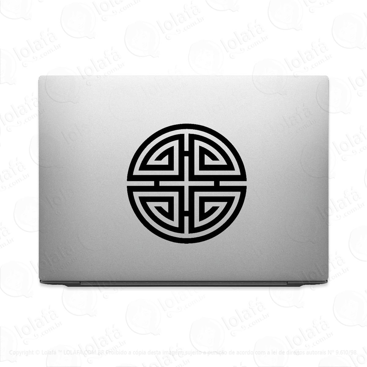 Adesivo Para Notebook Quatro Bençãos Feng Shui Mod:3698