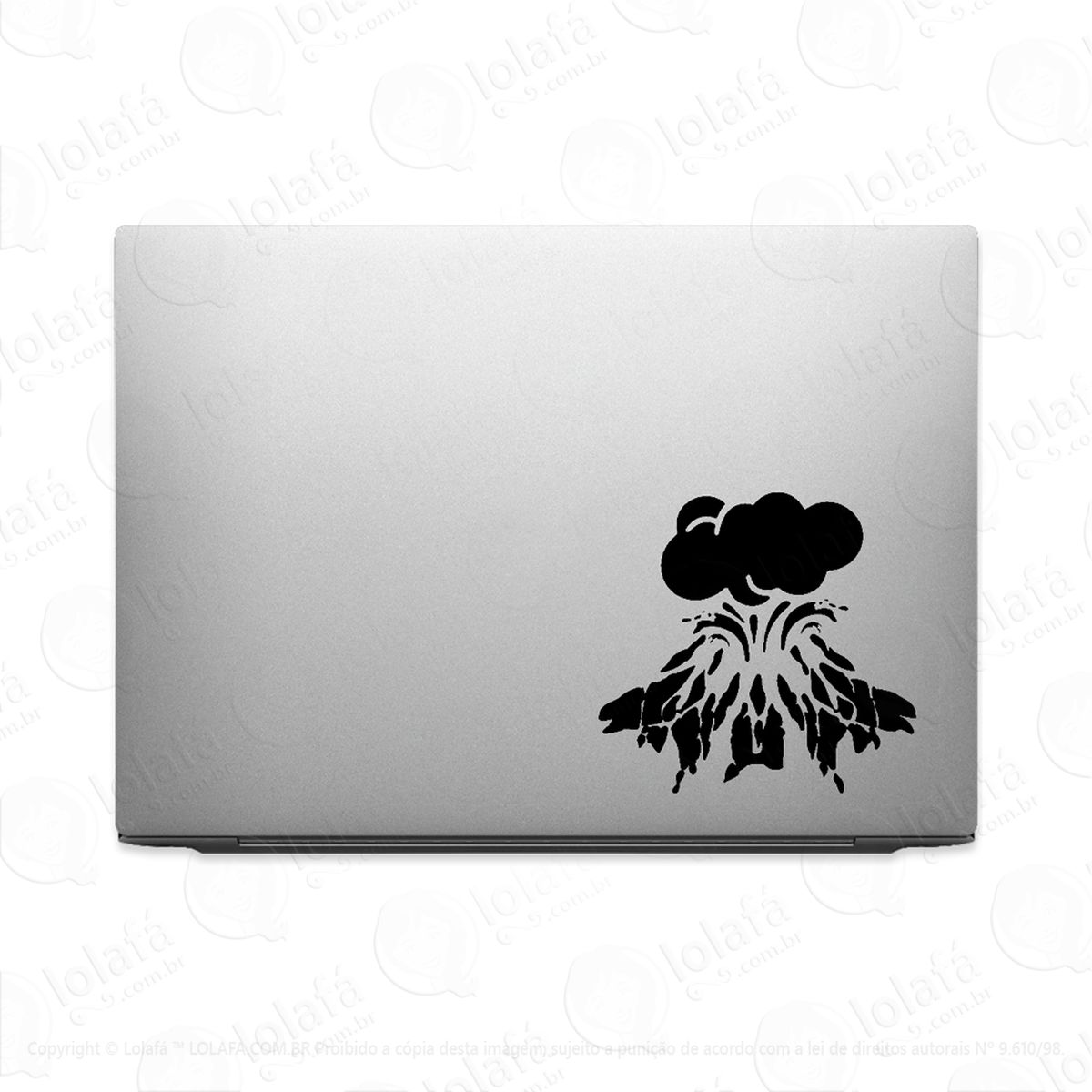 Adesivo Para Notebook Vulcão Em Erupção Mod:3711