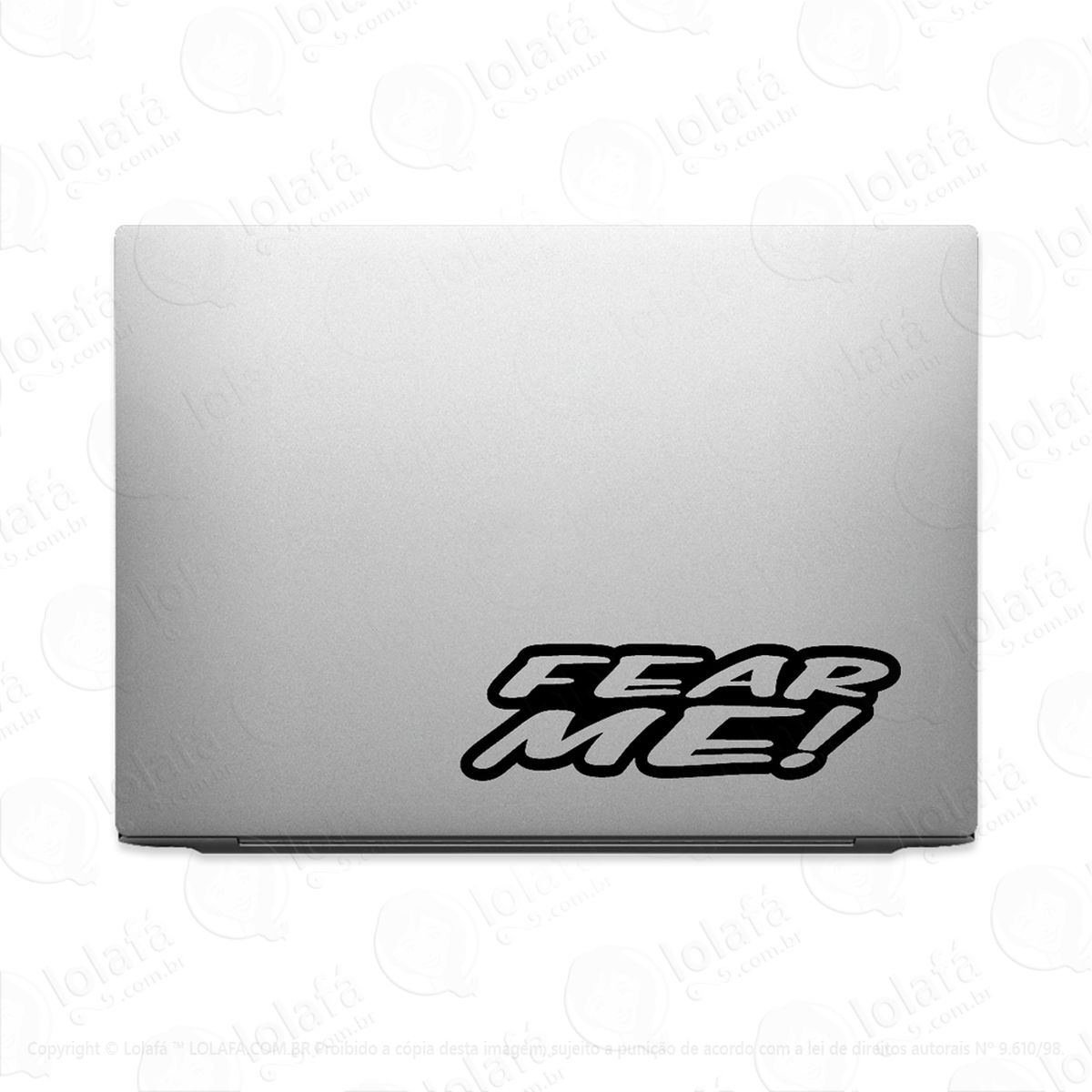 Adesivo Para Notebook Fear Me! Mod:3719