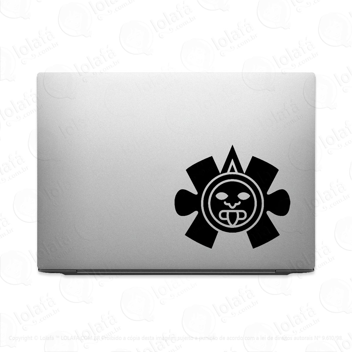Adesivo Para Notebook Simbolo Deus Sol Maia Mod:3810