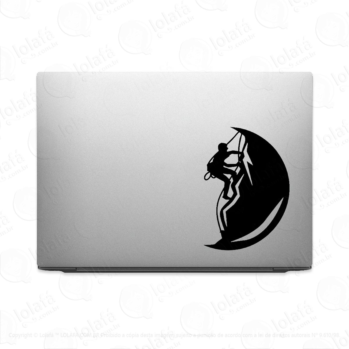 Adesivo De Notebook Alpinismo Escalada Mod:3843