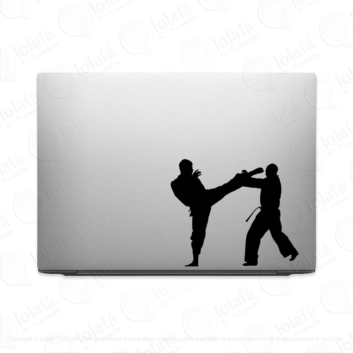 Adesivo De Notebook Luta De Karatê Mod:3855