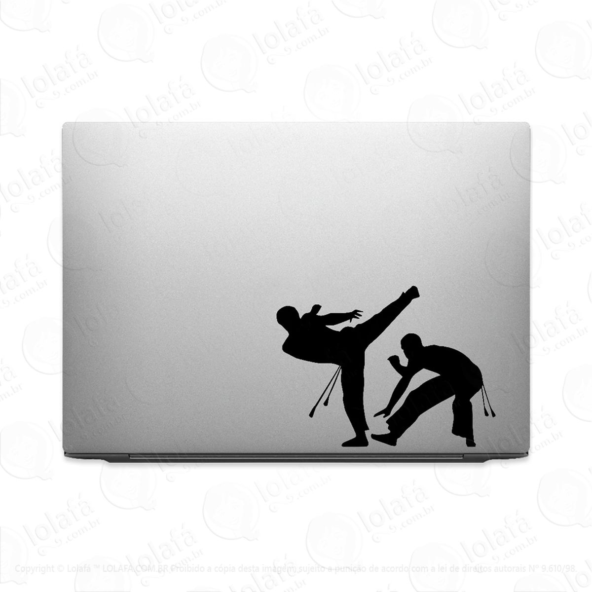 Adesivo De Notebook Jogando Capoeira Mod:3861