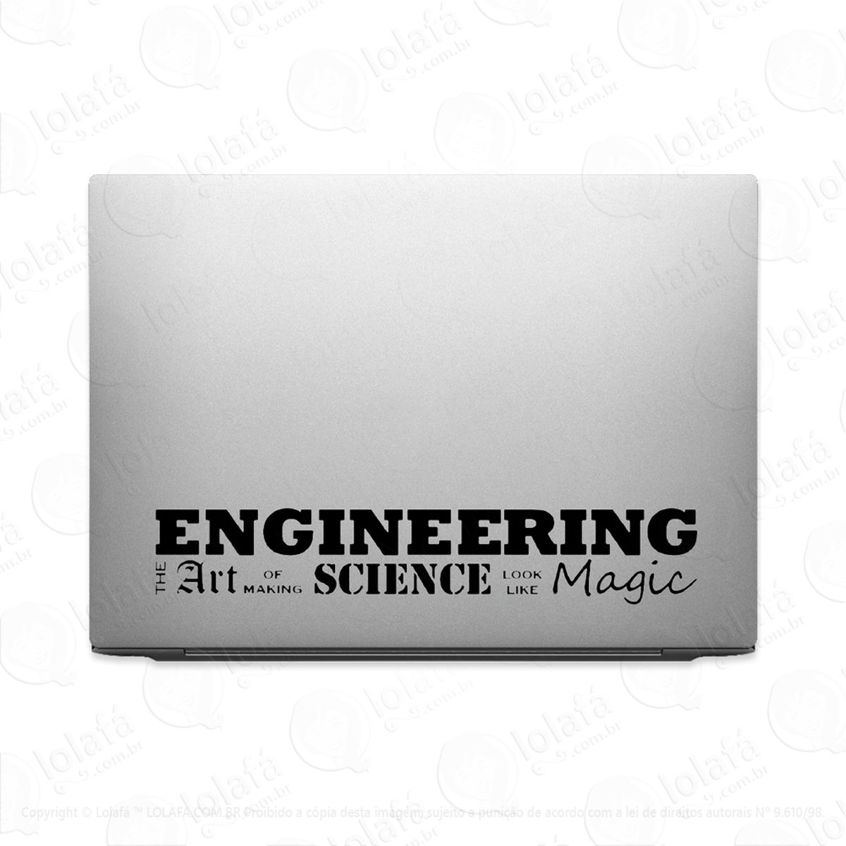 Adesivo Para Notebook Engenheiro Profissão Engenharia Mod:3873