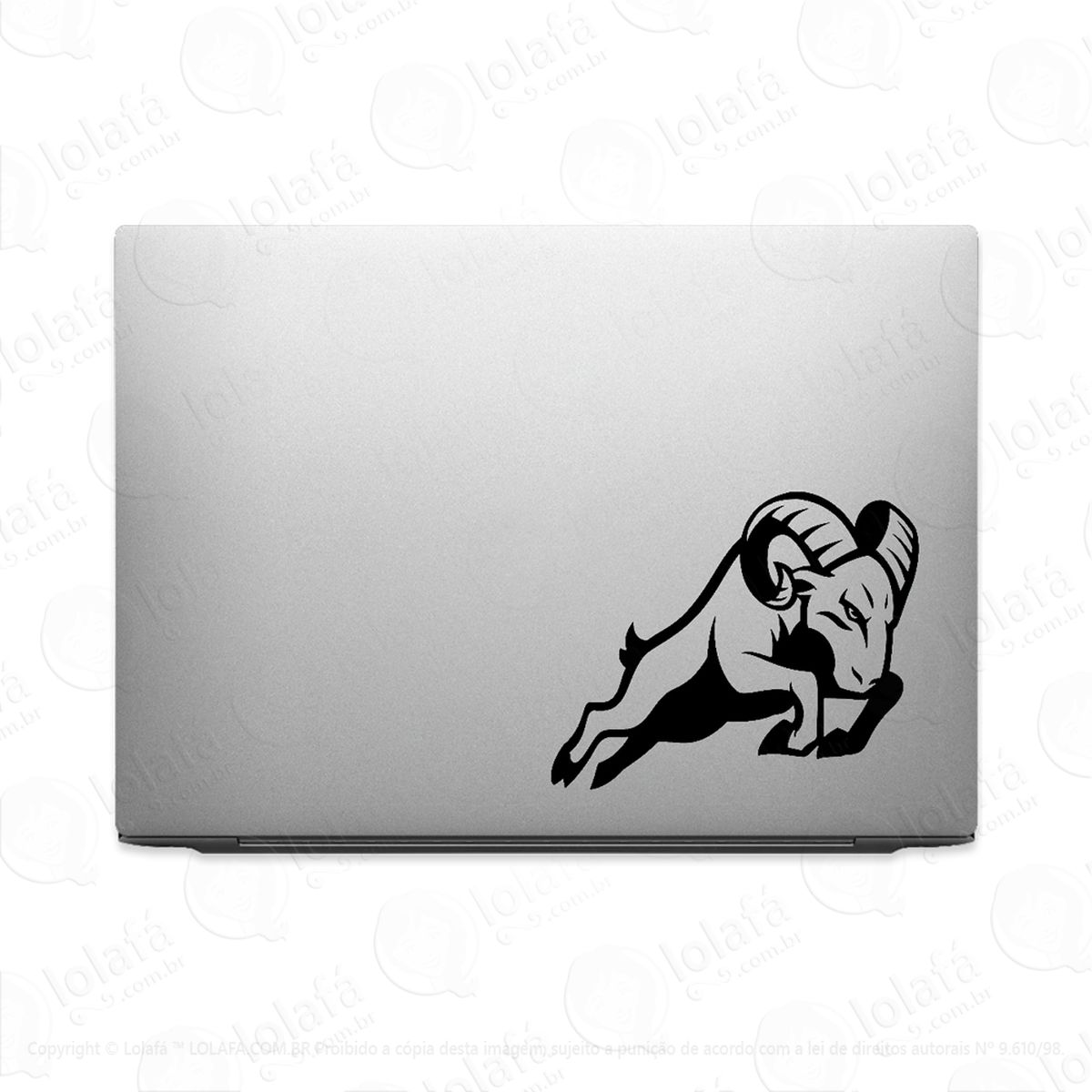 Adesivo Para Notebook Bode Atacando Mod:3875