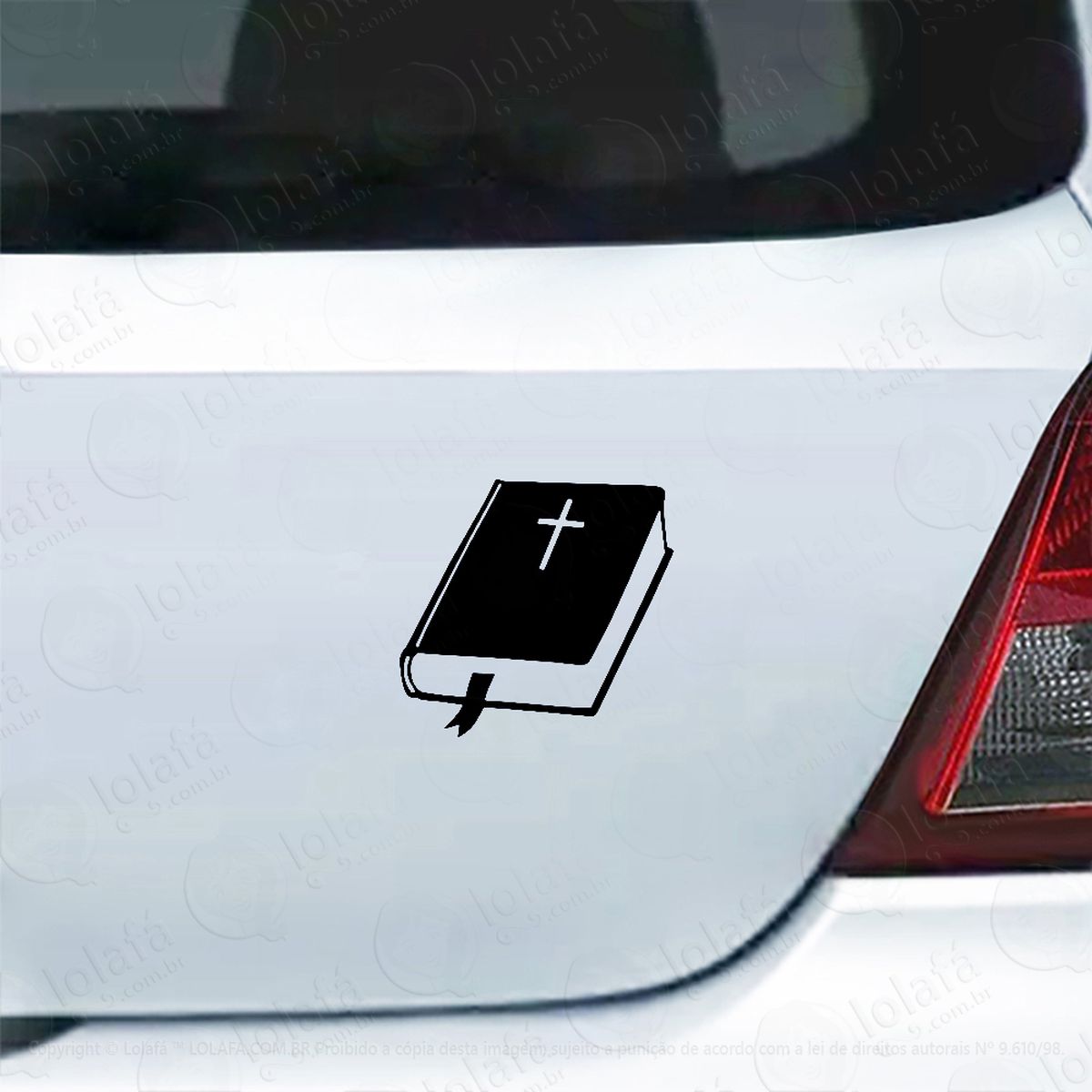 Adesivo Para Carro Sagrada Bíblia Mod:4217