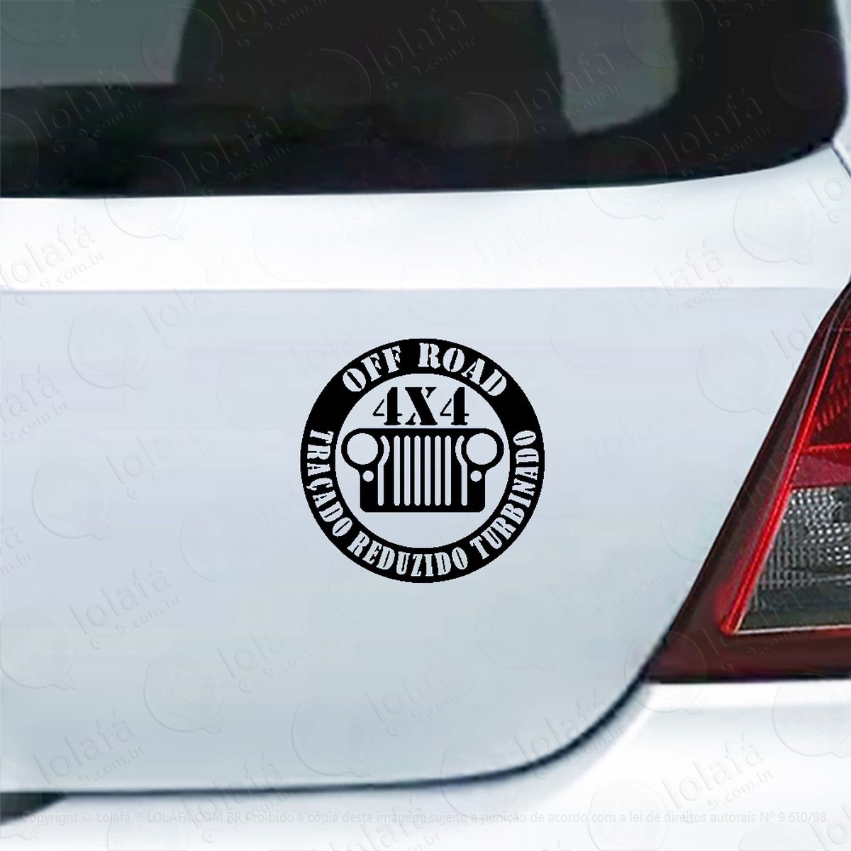 adesivo para carro jipeiro off road 4x4 adesivos para carro mod:4665