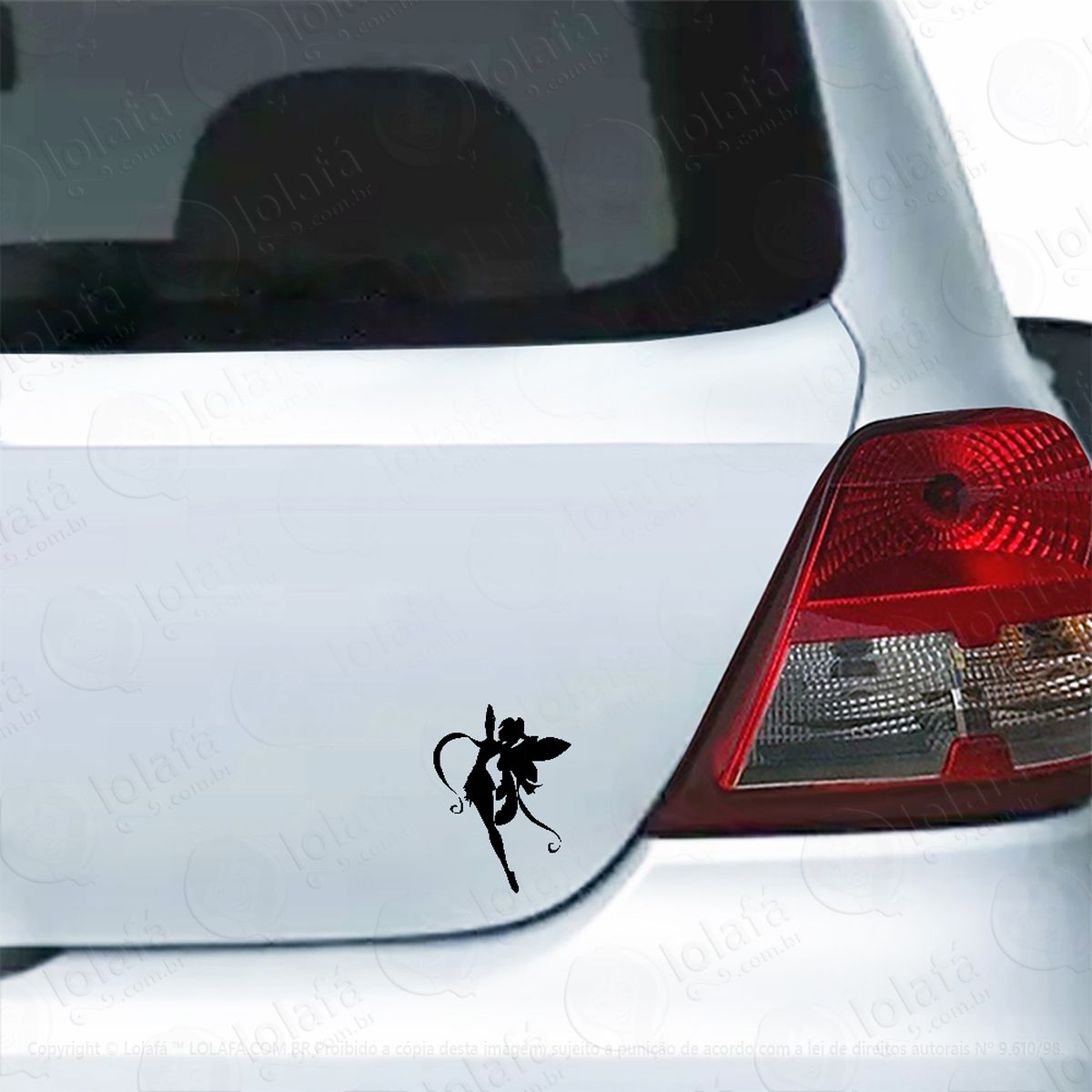Adesivo Para Carro Fada Voando Mod:5396