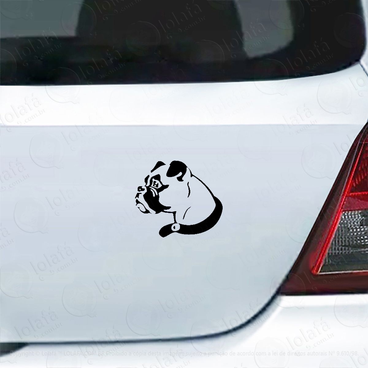 Adesivo Para Carro Boxer Cachorro Mod:5603
