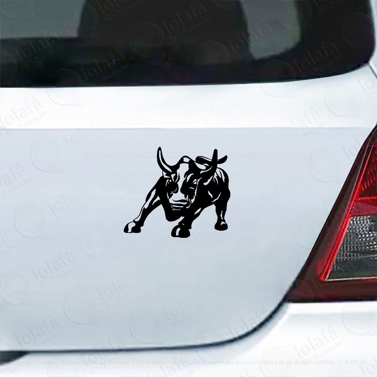 Adesivo De Carro Touro De Wall Street Mod:5688