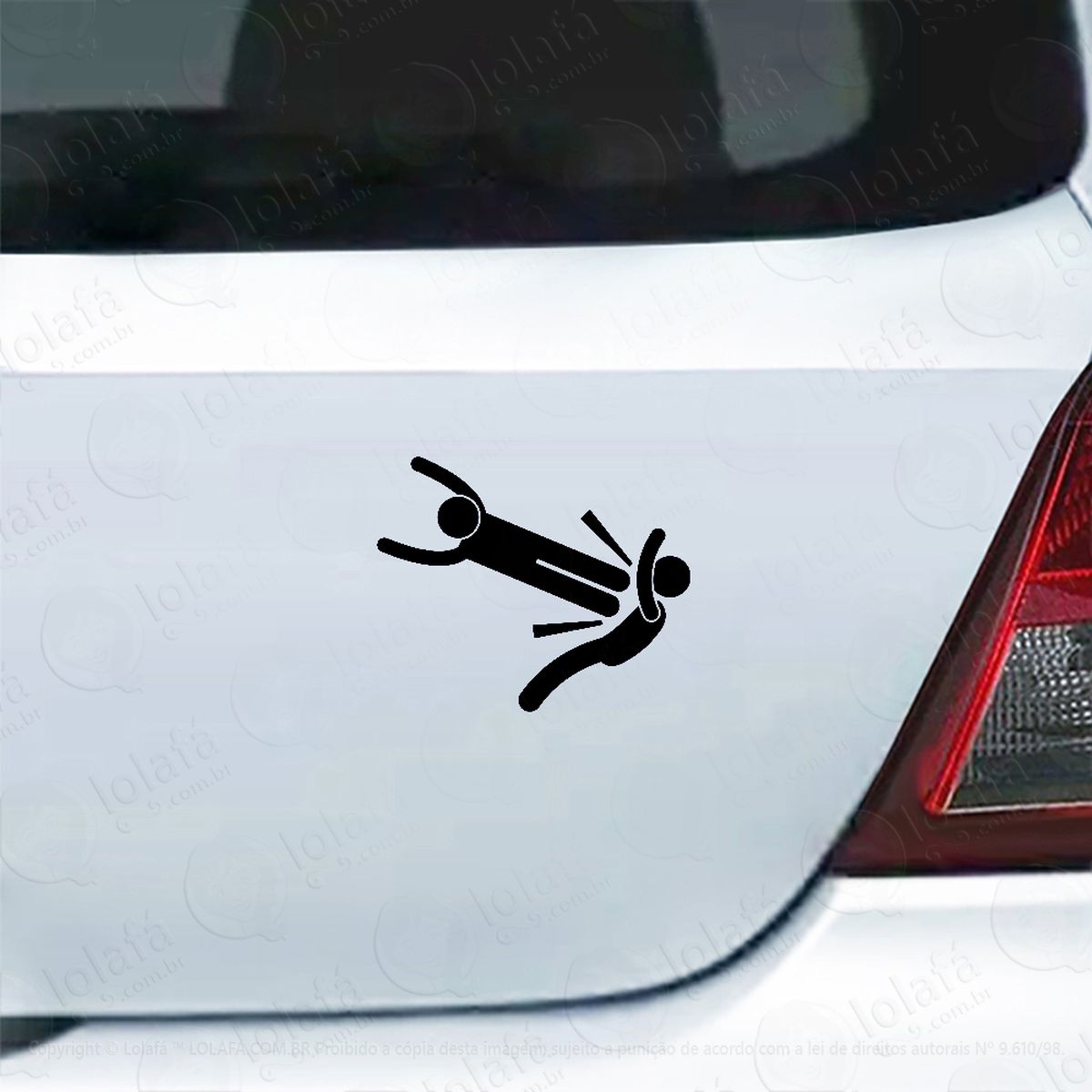 Adesivo De Carro Voadora No Peito Mod:6079