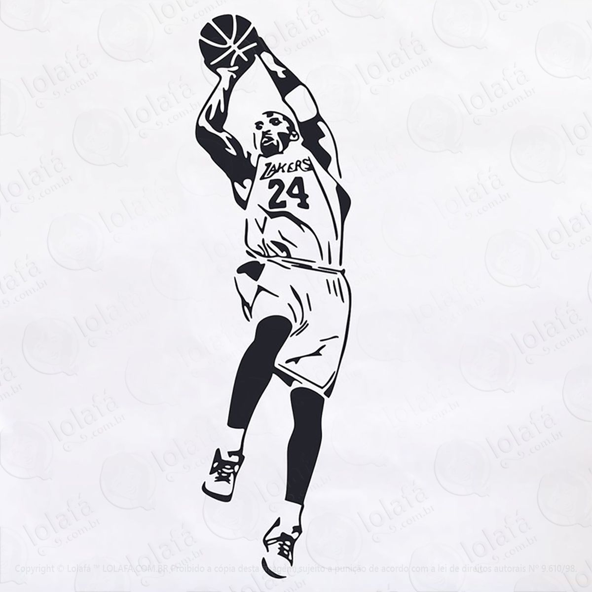 Adesivo Jogador De Basquete Mod:10