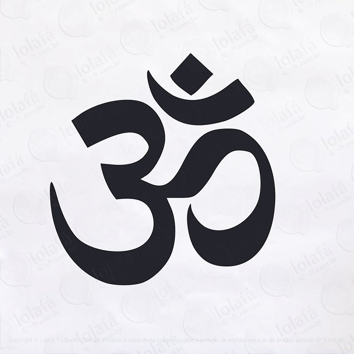 adesivo om simbolo hindu mod:35