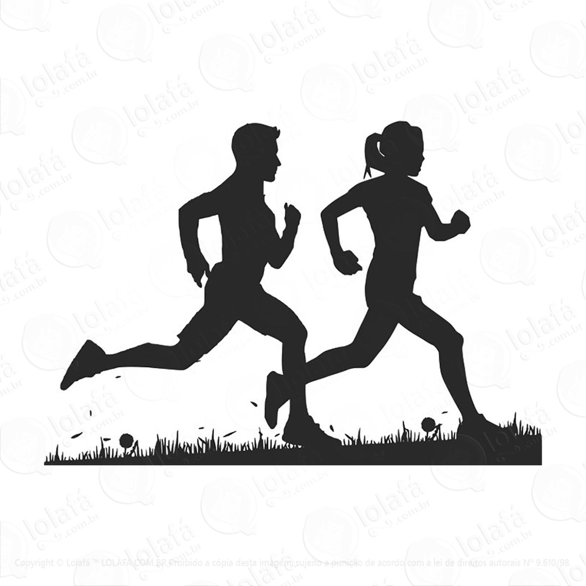 Adesivo Esporte Corrida Mod:45