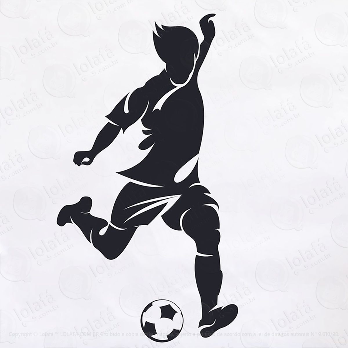 Adesivo Jogador De Futebol Mod:65