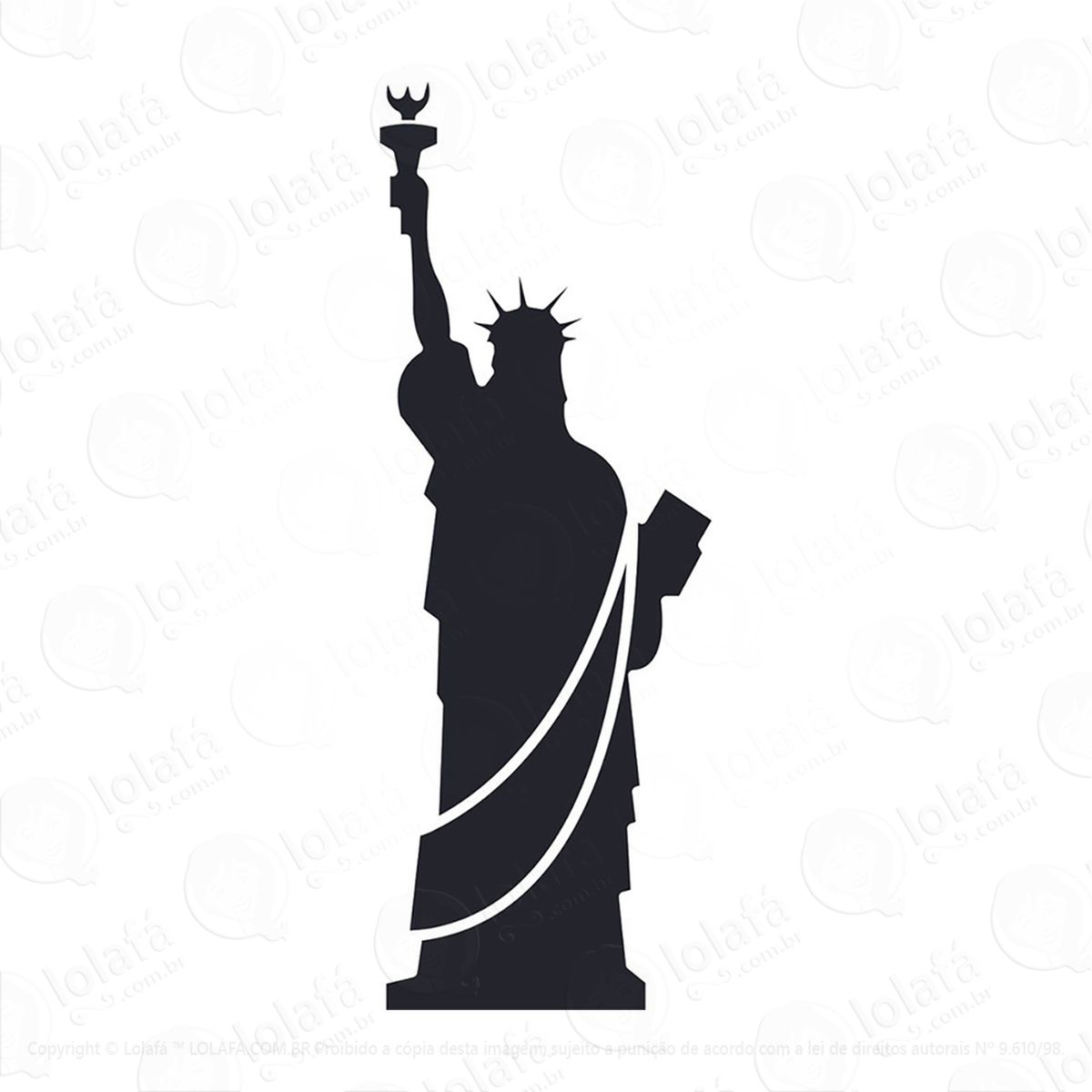 adesivo estátua da liberdade mod:89