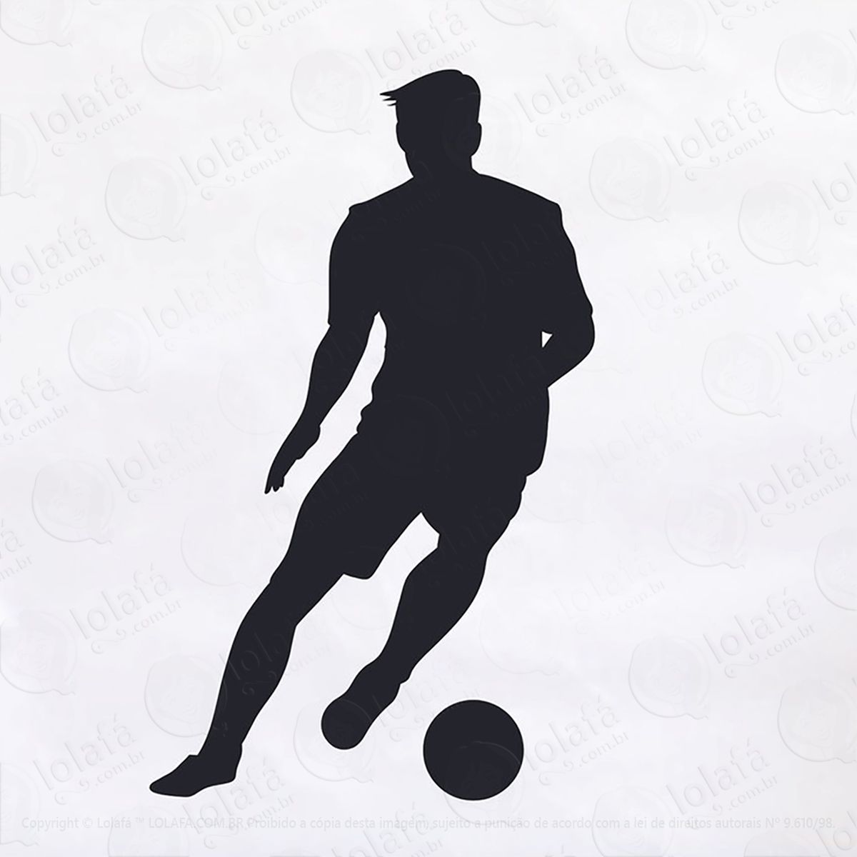 Adesivo Jogador De Futebol Mod:103