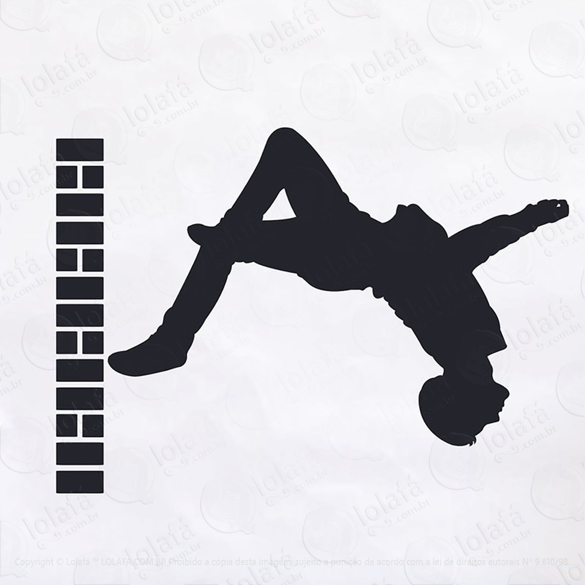 Adesivo Parkour Esporte Radical Mod:184