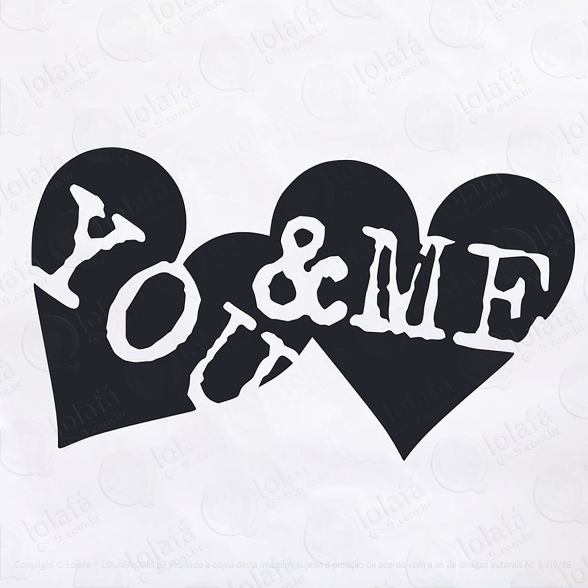 adesivo love - you me mod:207