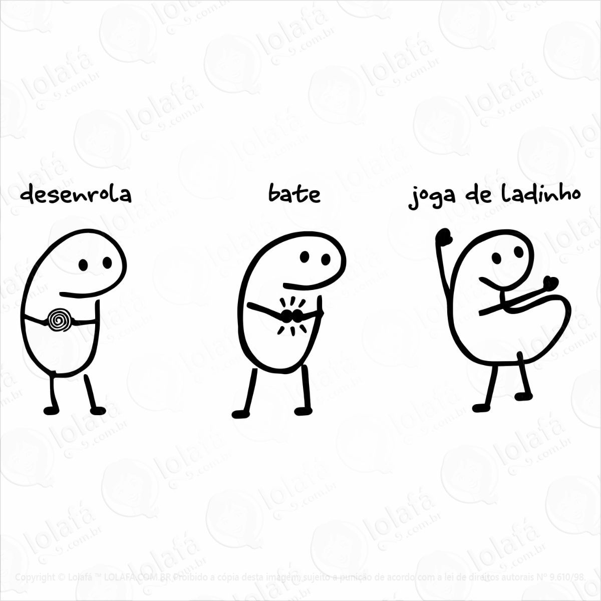 Adesivo Carro Dança Desenrola Bate Quebra De Ladinho Mod:1170